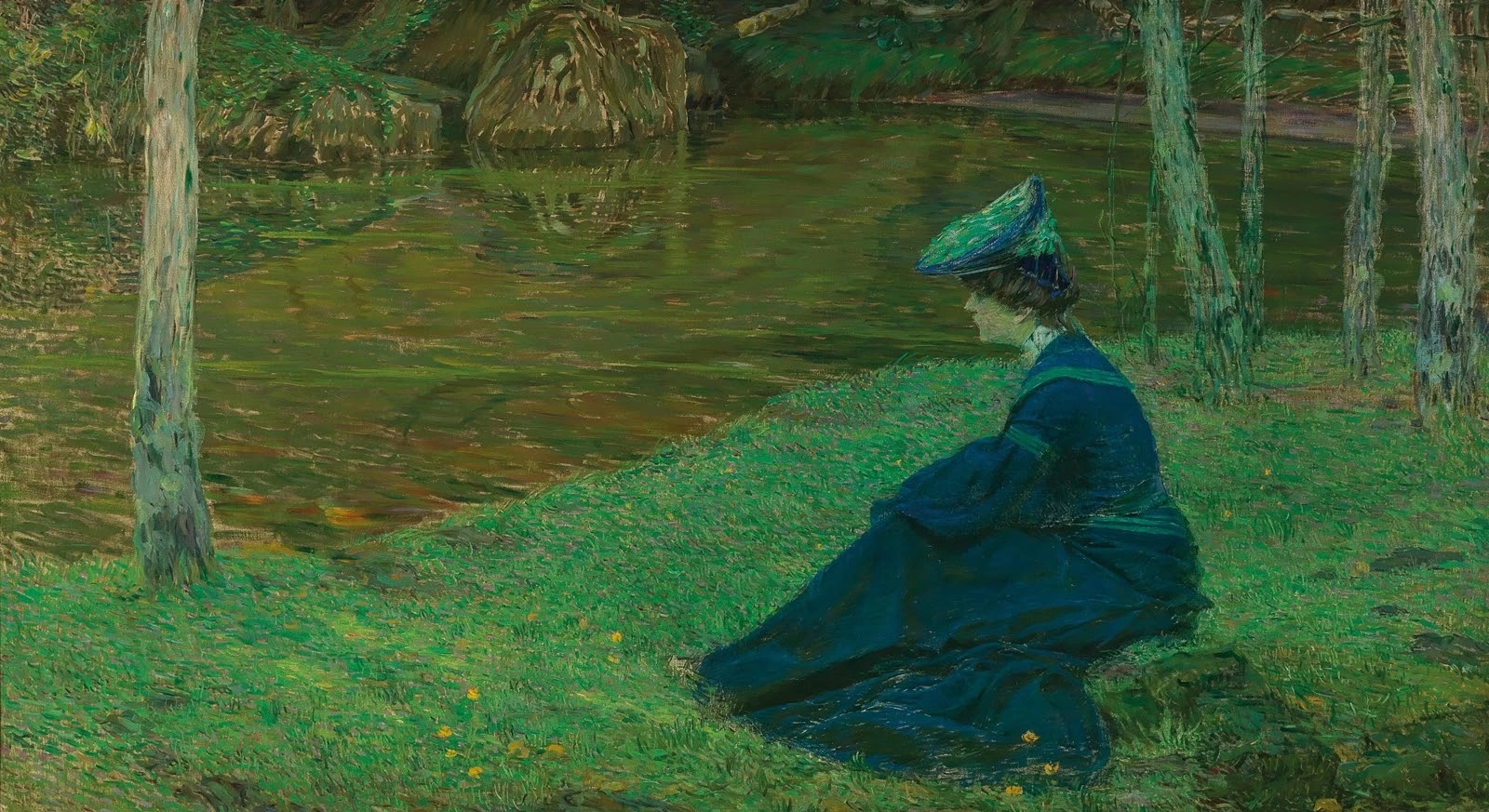 Donna nel parco